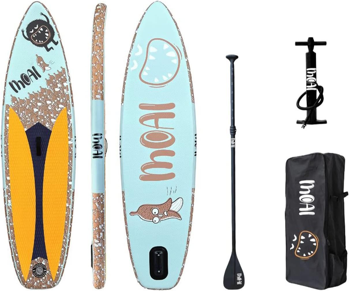 SUP-Board MOAI 8.2 Kinder SUP Board 5,8 kg super leicht inkl. Paddel Set Bild 2