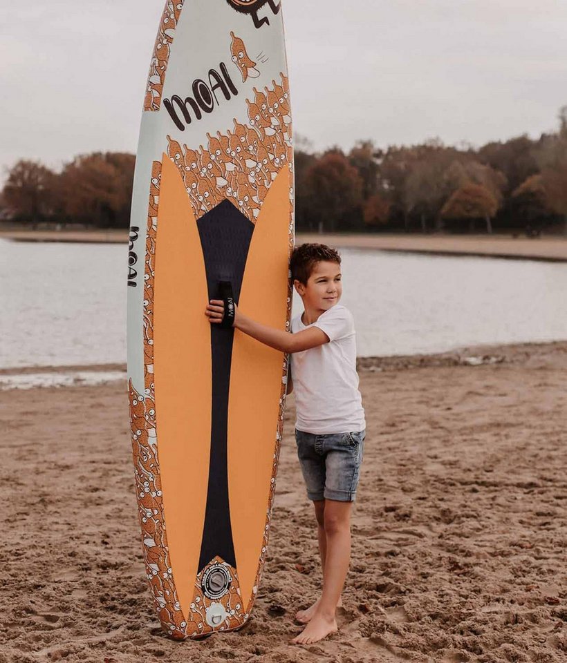 SUP-Board MOAI 8.2 Kinder SUP Board 5,8 kg super leicht inkl. Paddel Set Bild 5