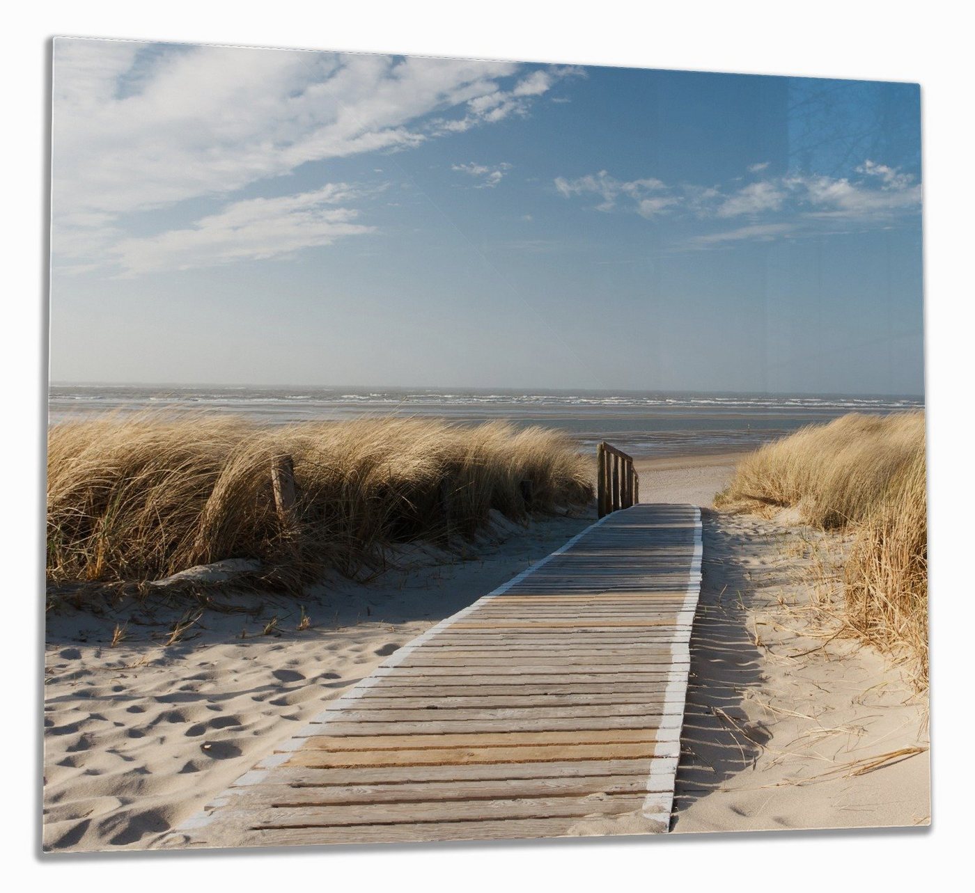 Wallario Herd-Abdeckplatte Auf dem Holzweg zum Strand, ESG-Sicherheitsglas, (Glasplatte, 1 tlg., inkl. 5mm Noppen), verschiedene Größen Bild 5