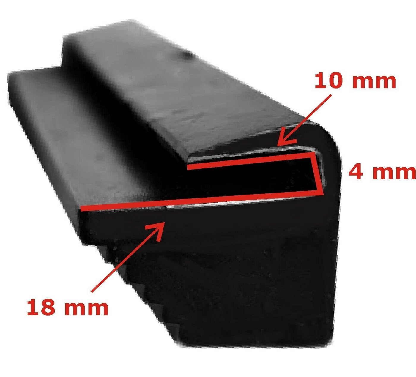 HR Autocomfort Türkantenschoner 4 Stück rot Auto Türschutz Türkantenschutz Kante Auto-Adapter Bild 3