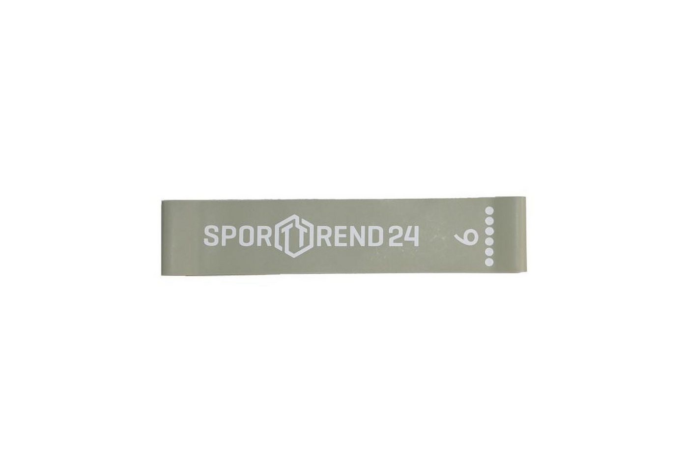 Sporttrend 24 Gymnastikbänder Mini Band grau 1,3mm / extrem stark, Trainingsband