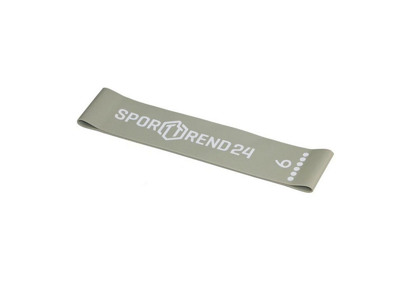 Sporttrend 24 Gymnastikbänder Mini Band grau 1,3mm / extrem stark, Trainingsband Bild 2