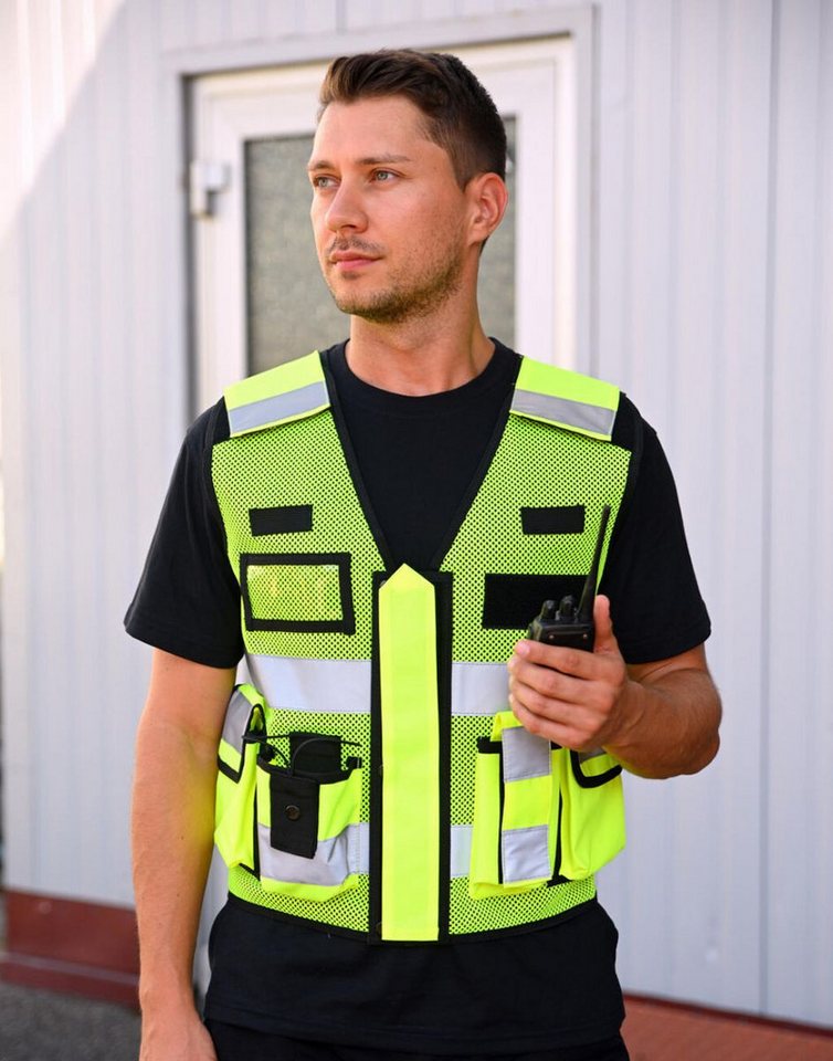 korntex Warnweste Mesh Tactical Vest Sparta Sicherheitsweste Bild 4