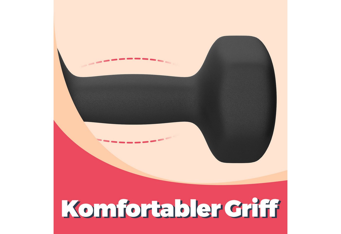 SONGMICS Hantel-Set 12KG-20KG 2er Set Kurzhanteln, Hexagon, Neopren-Beschichtung, Krafttraining, Workout, Fitnesstraining, für Zuhause