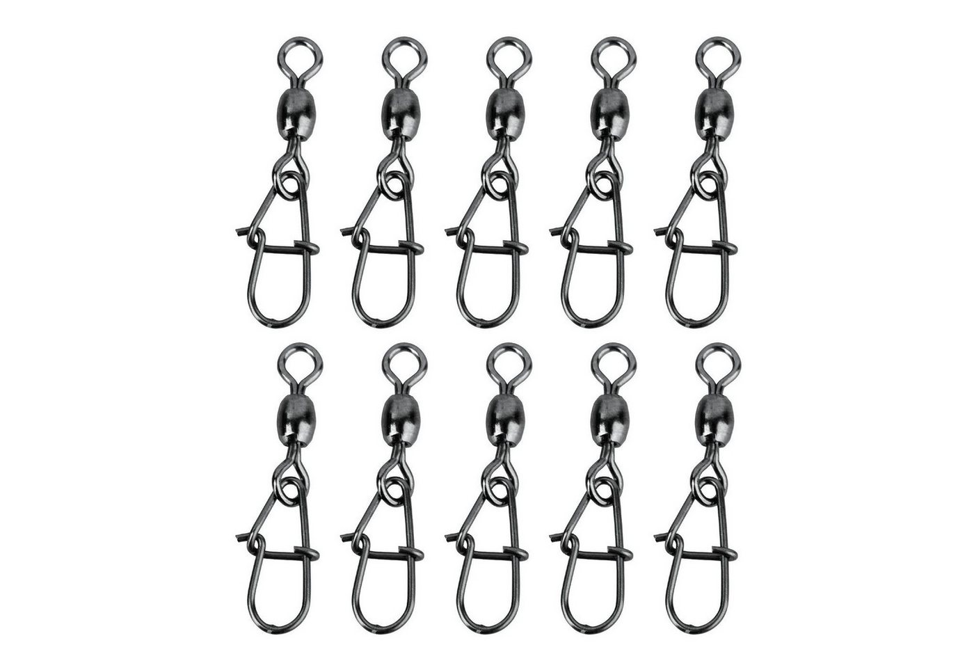 Savage Gear Schnurverbinder Savage Gear Eggsnap Swivel - 10 Wirbel, (10-St)