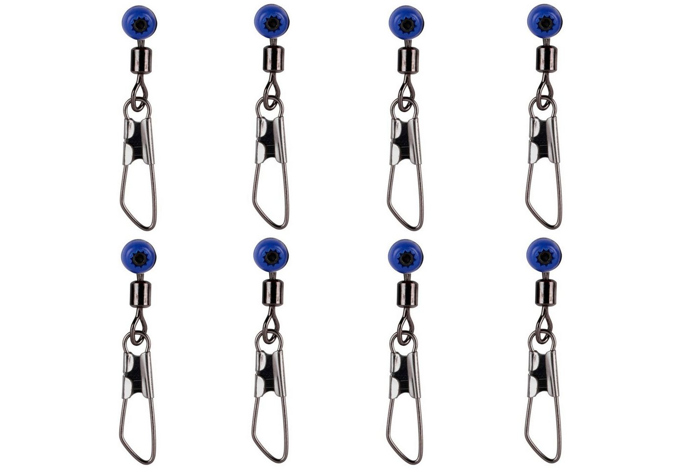 Cresta Schnurverbinder Cresta Feeder Swivels Safe-Bead - 8 Angelwirbel, (1-St)
