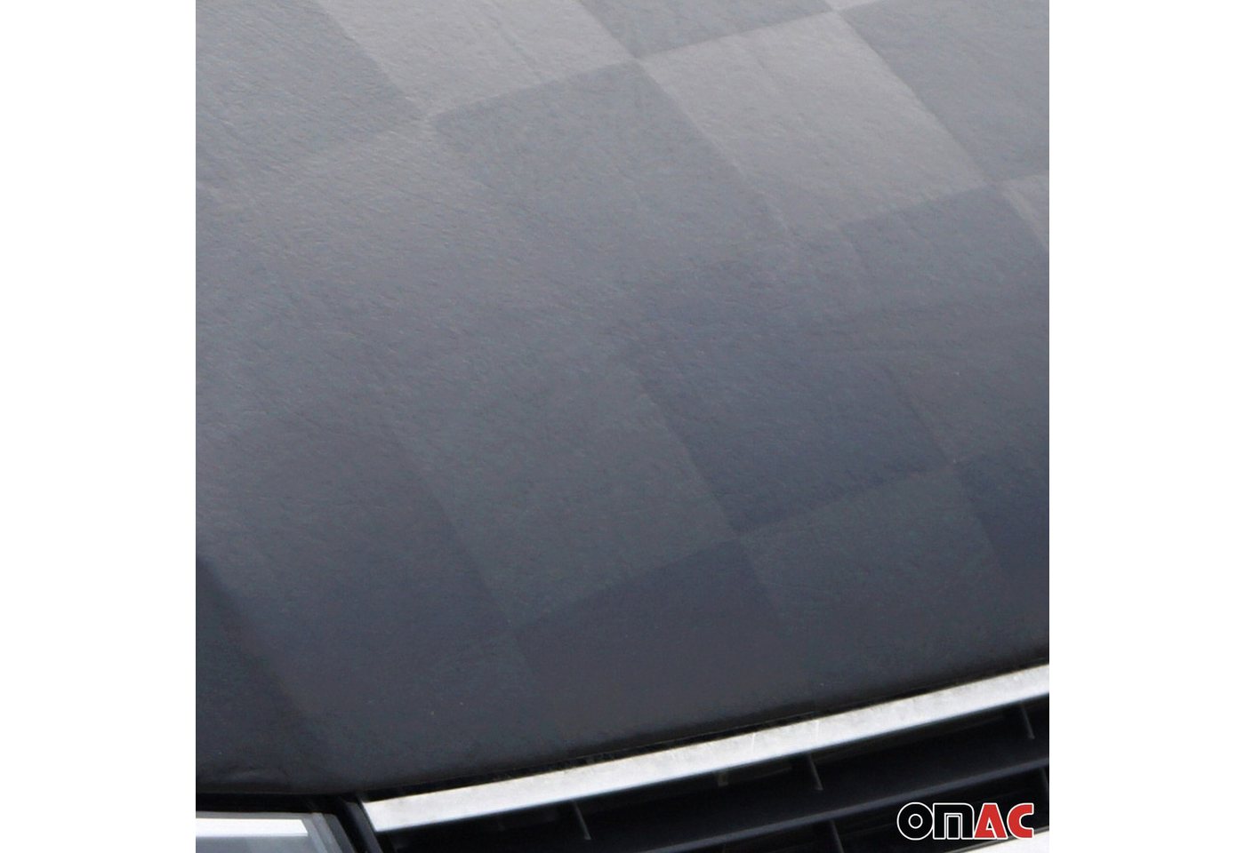 OMAC Frontstoßstange Haubenbra Bonnet Bra für Seat Ateca 2016-2025 Kariert Halb, 1-St., Haltbar