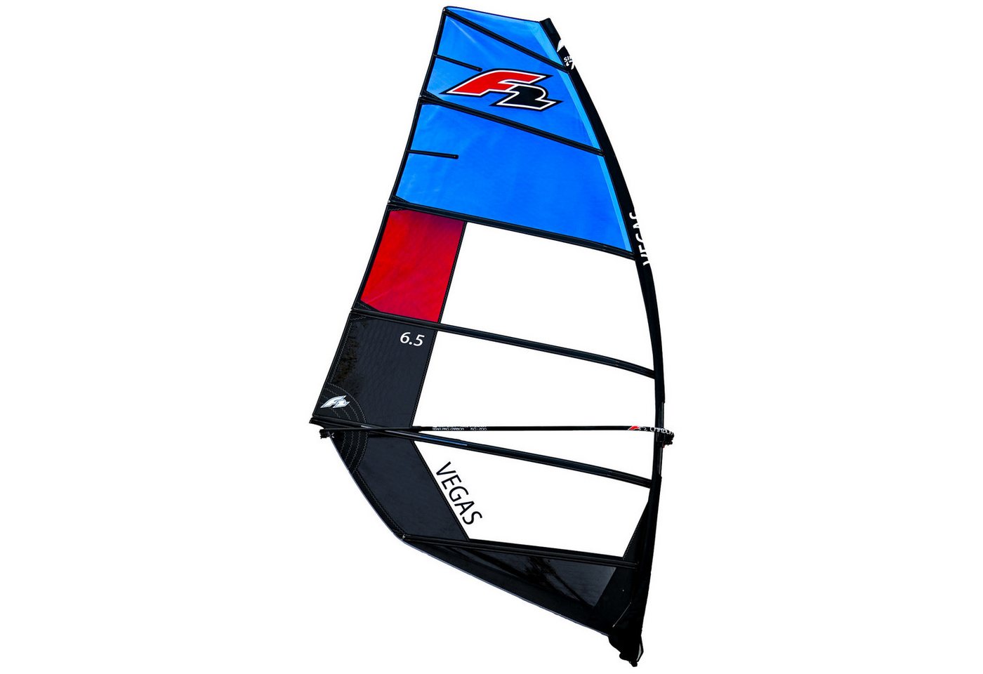 F2 Surfsegel F2 Sale Windsurf Segel Vegas Team 7,5qm Blau/Schwarz Modell 2022 NEU Bild 2