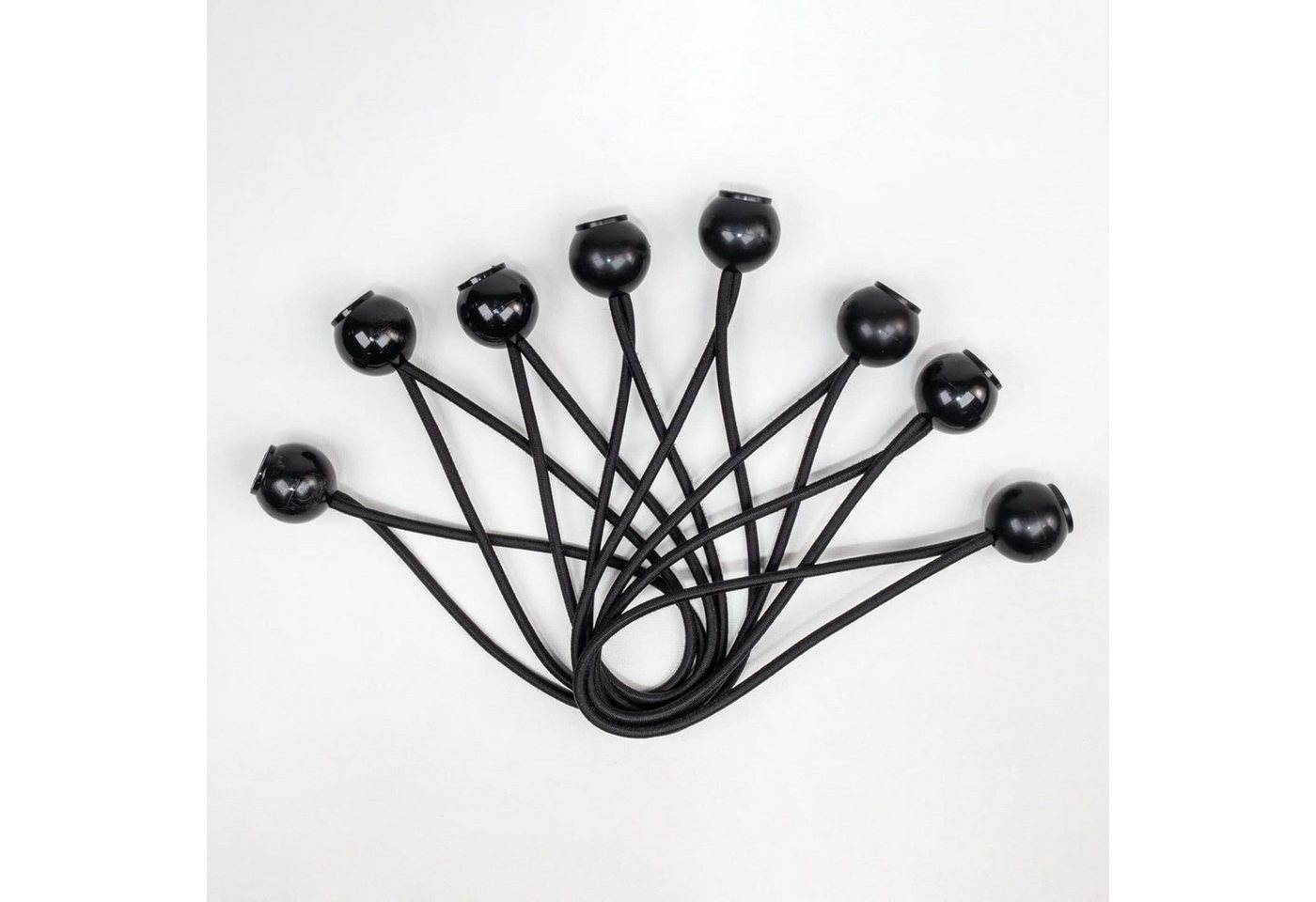 MITSY Spanngurt Spanngummis mit Kugel 15 cm - 20 cm Expanderseil für Planen und Zelte Hohe Spannkraft, Wetterfest, Langlebig, Einfache Befestigung, Robust Bild 2