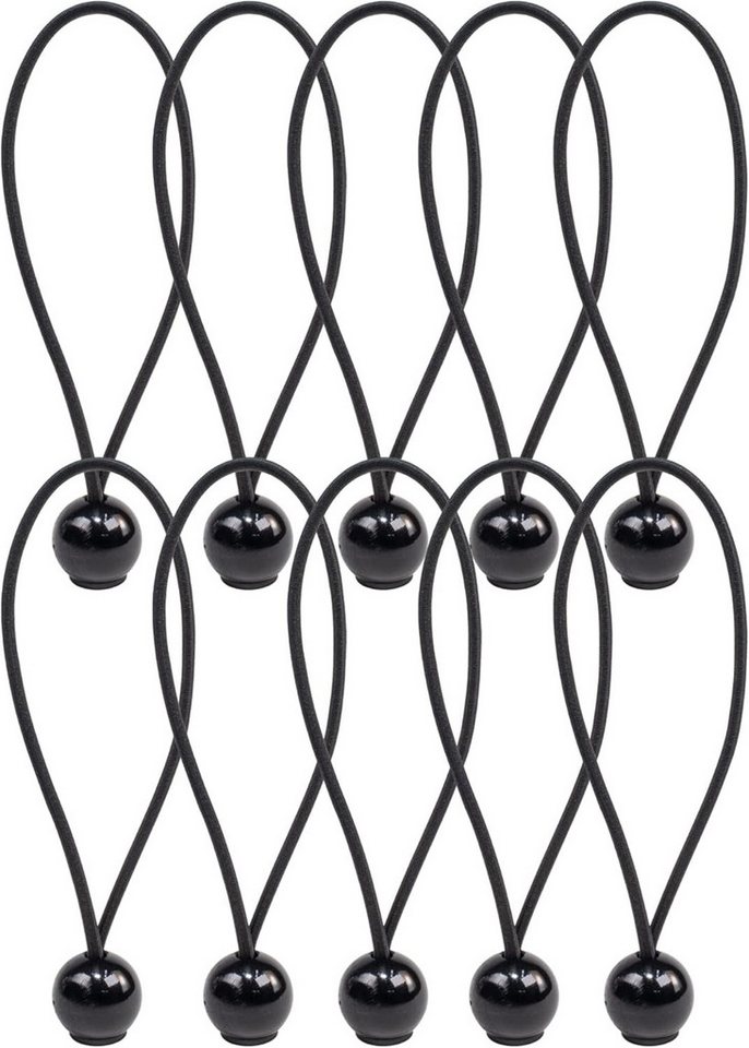 MITSY Spanngurt Spanngummis mit Kugel 15 cm - 20 cm Expanderseil für Planen und Zelte Hohe Spannkraft, Wetterfest, Langlebig, Einfache Befestigung, Robust Bild 4