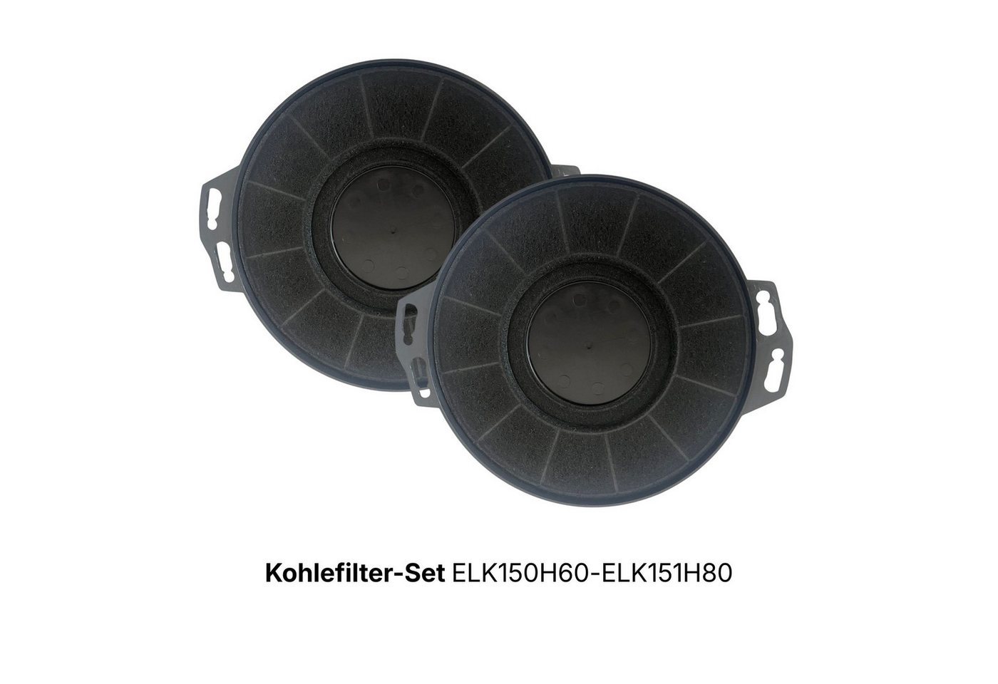 KB Elements Aktivkohlefilter Kohlefilter Set ELK150H60, ELK151H80, ELK150H60, ELK151H80