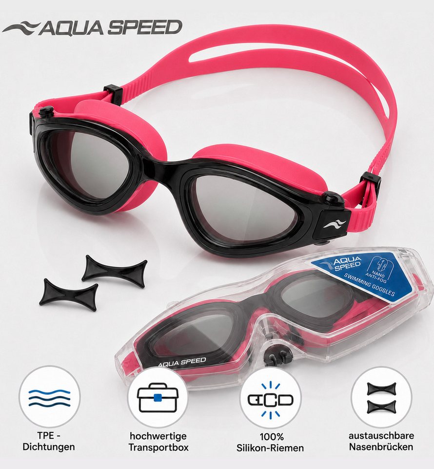 Aqua Speed Schwimmbrille AQUA SPEED EOS Verspiegelt Antibeschlag- / UV-Schutz Bild 4