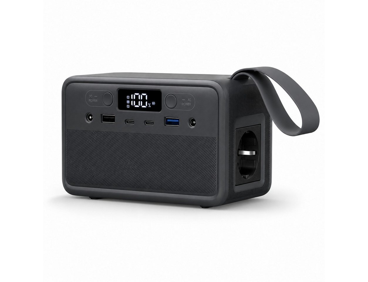 Goldstern-Tech Powerstation 89,6 Wh LiFePO4-Akku Tragbarer Stromspeicher (12 V), 200 W Spitzenleistung, 2x USB-C, LED-Licht Bild 2