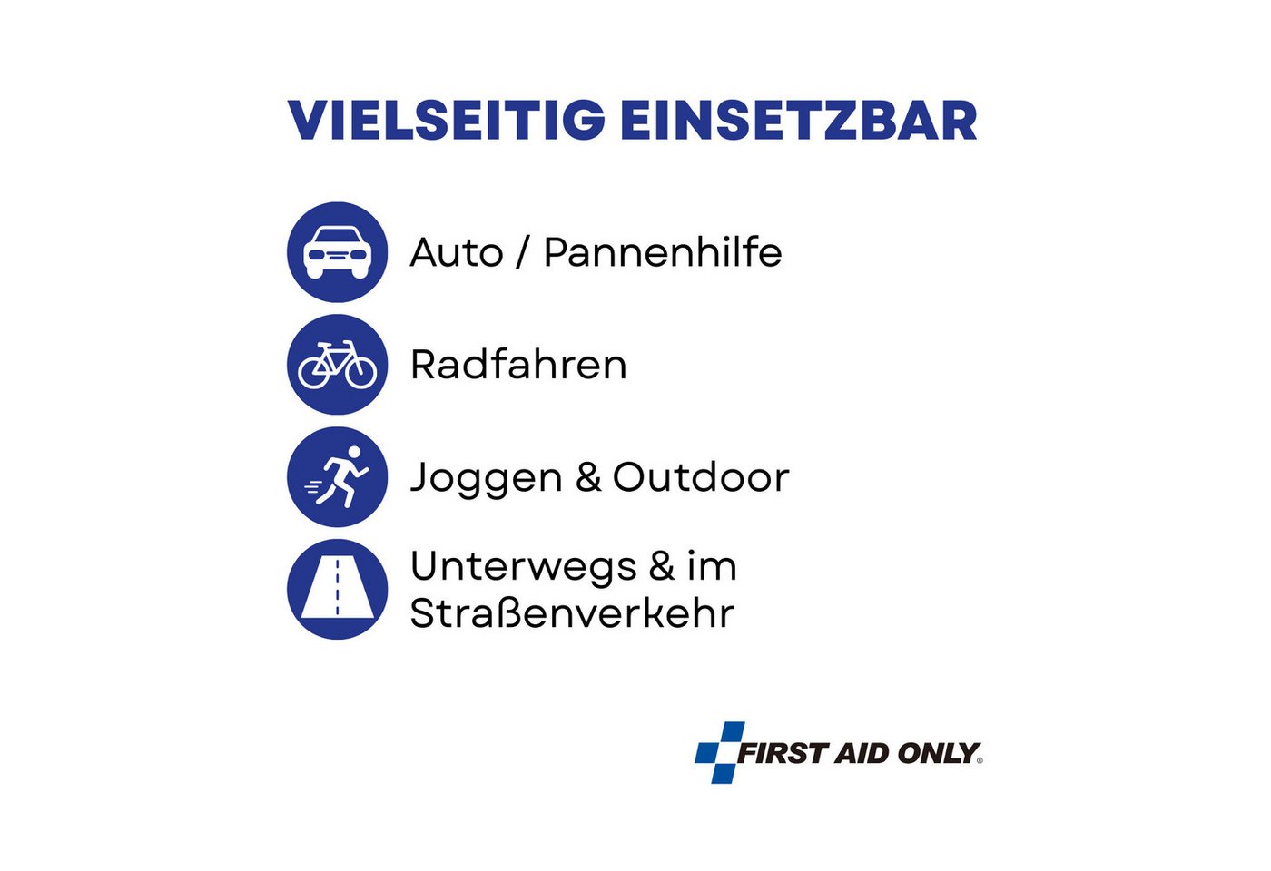 FIRST AID ONLY® Warnweste Warnweste Gelb (4er-Pack), Sicherheitsweste EN ISO 20471:2013 (4-tlg) Reflektierende Weste für Erwachsene, Einheitsgröße Bild 2