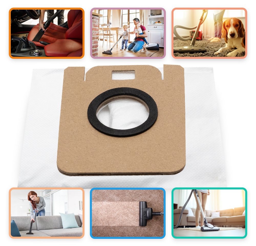 PRIMEBAG Staubsaugerbeutel 5 Staubbeutel für Dreame D10 Plus, D9 Plus, Z10 Plus kompatibel Bild 3