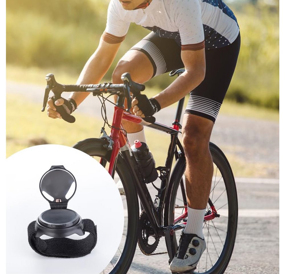 FOUORTUNATE-BEE Fahrradreflektor Fahrrad Rückspiegel Armband Weitwinkel 360° Drehbar Spiegel, Bike Spiegel Handgelenk Radfahren Outdoor Roller Motorrad Zubehör Bild 5