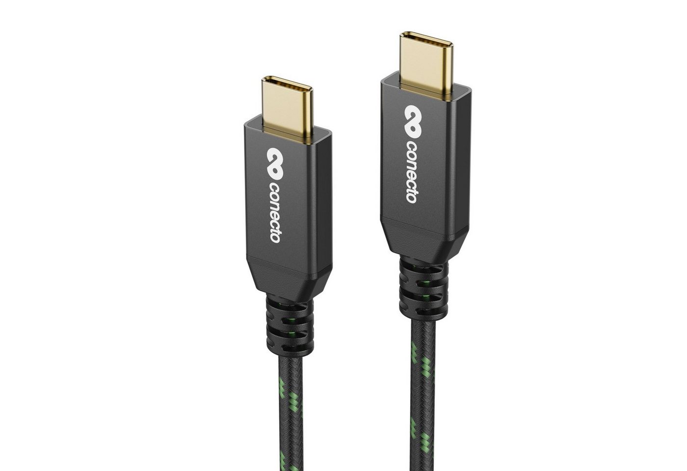 conecto conecto USB-C auf USB-C Lade-Kabel USB 2.0 Schnellladefunktion vergold USB-Kabel, (100 cm) Bild 4