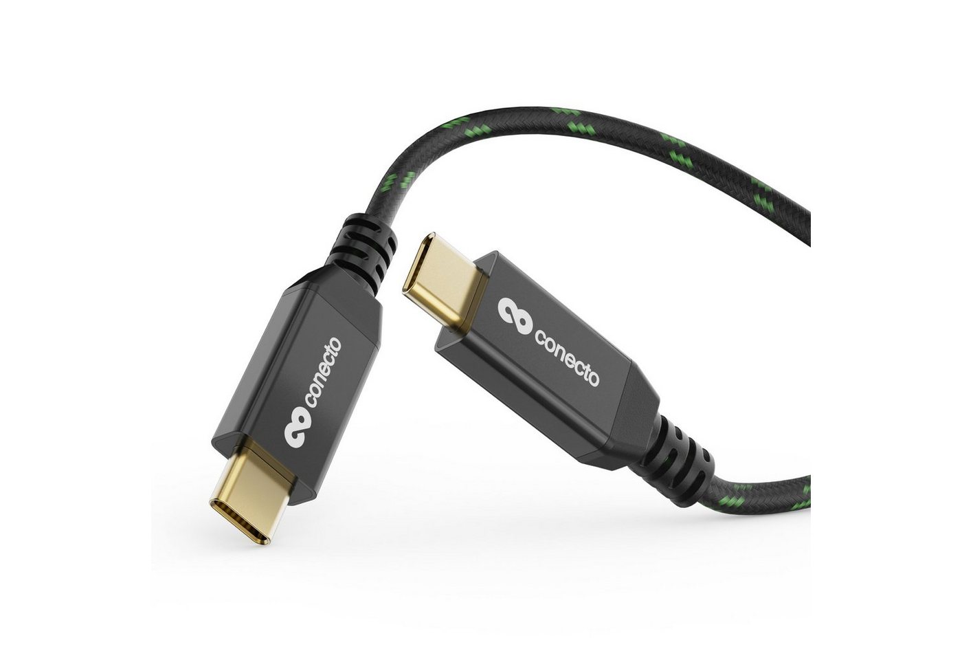 conecto conecto USB-C auf USB-C Lade-Kabel USB 2.0 Schnellladefunktion vergold USB-Kabel, (100 cm) Bild 5