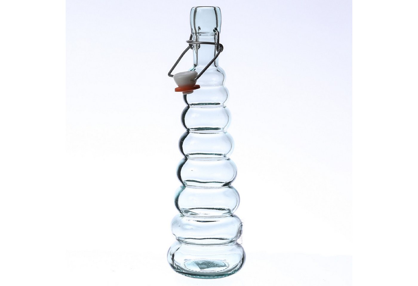 MARELIDA Trinkflasche Glasflasche Bügelverschluss Recyclingglas 410ml Vorratsflasche Bild 3