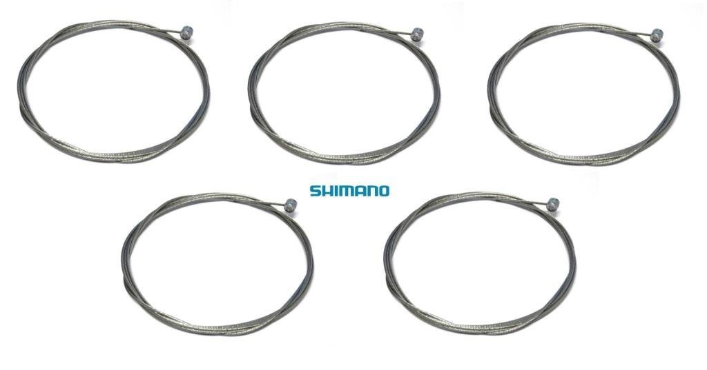 Shimano Bremszug 5 x Bremsseil SHIMANO Bremsinnenzug Bremse Bowdenzug 2000mm Edelstahl