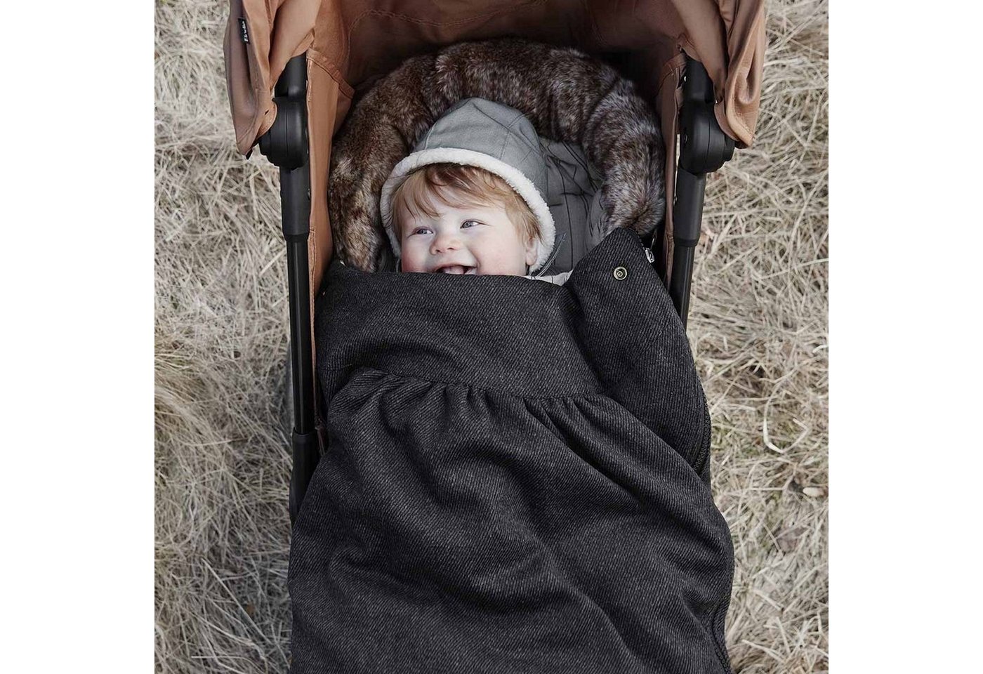 Elodie Fußsack Fußsack aus Wolle - Tweed (1-tlg) Bild 3