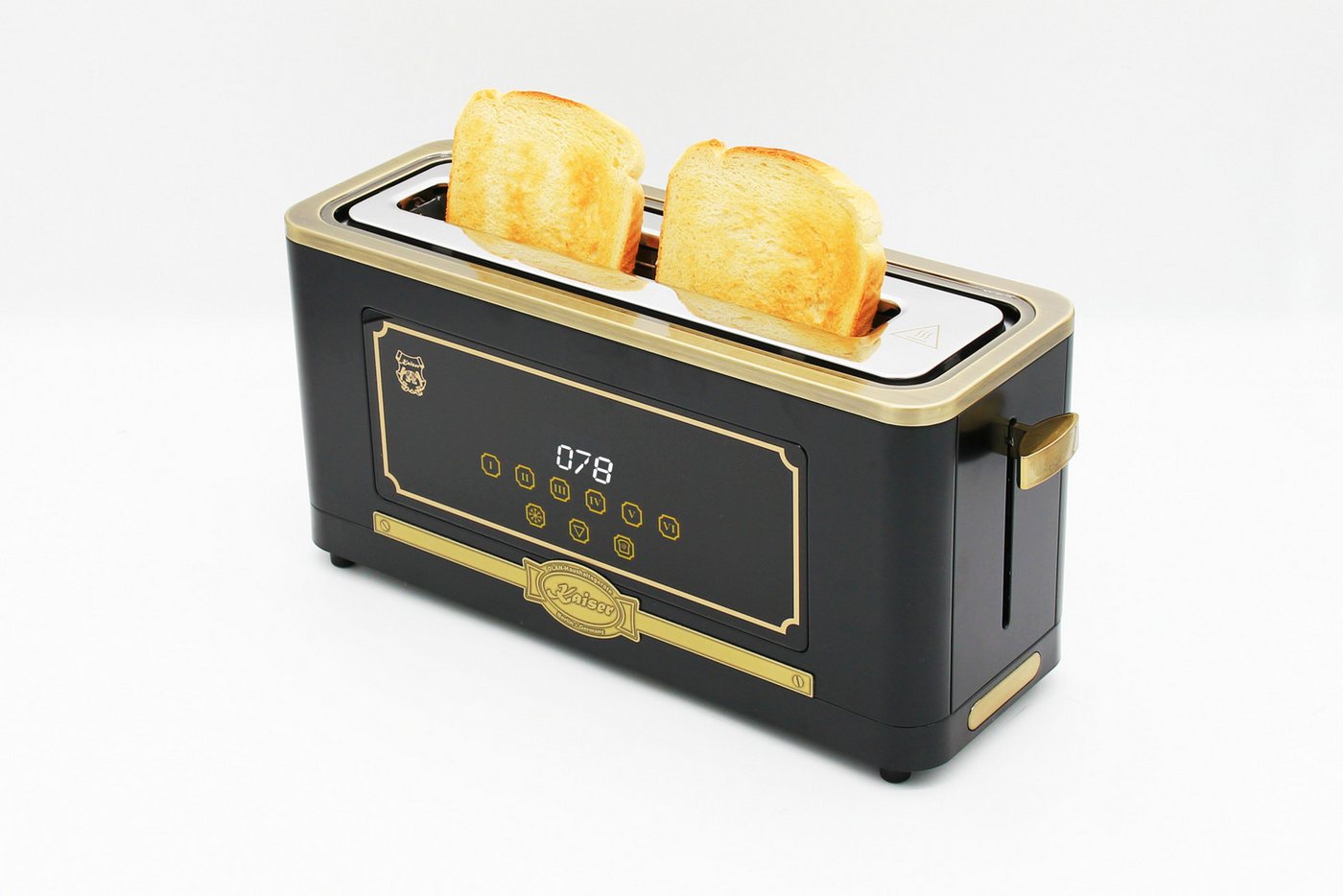 Kaiser Küchengeräte Toaster T 4000 Em Retro-Toaster, 6 verschiedene Toaststufen, Retro-Toaster, 6 verschiedene Toaststufen für beste Ergebnisse Bild 2