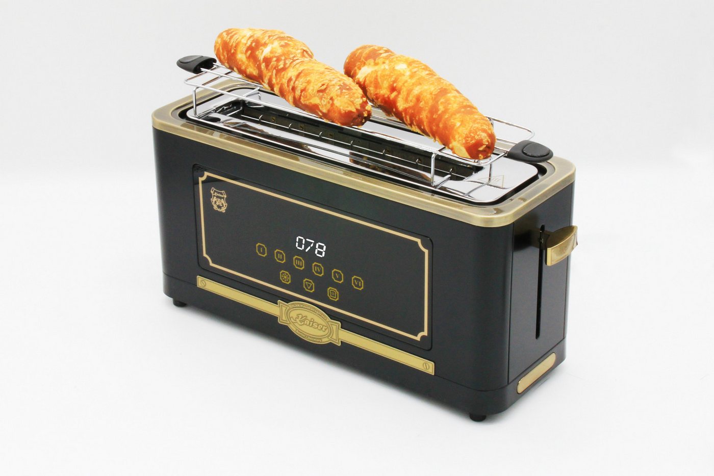 Kaiser Küchengeräte Toaster T 4000 Em Retro-Toaster, 6 verschiedene Toaststufen, Retro-Toaster, 6 verschiedene Toaststufen für beste Ergebnisse Bild 3