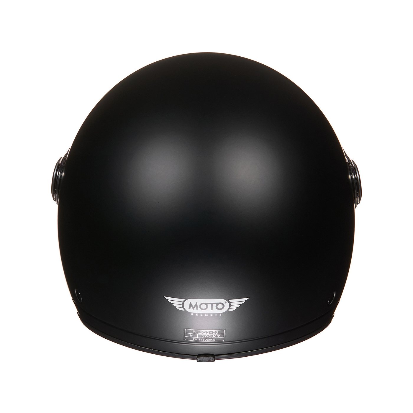 MOTO HELMETS Motorradhelm Integralhelm Motorrad Full Helm AV-63, Für Motorrad und Roller, Schnellverschluss, Sonnenvisier, nur 1050g