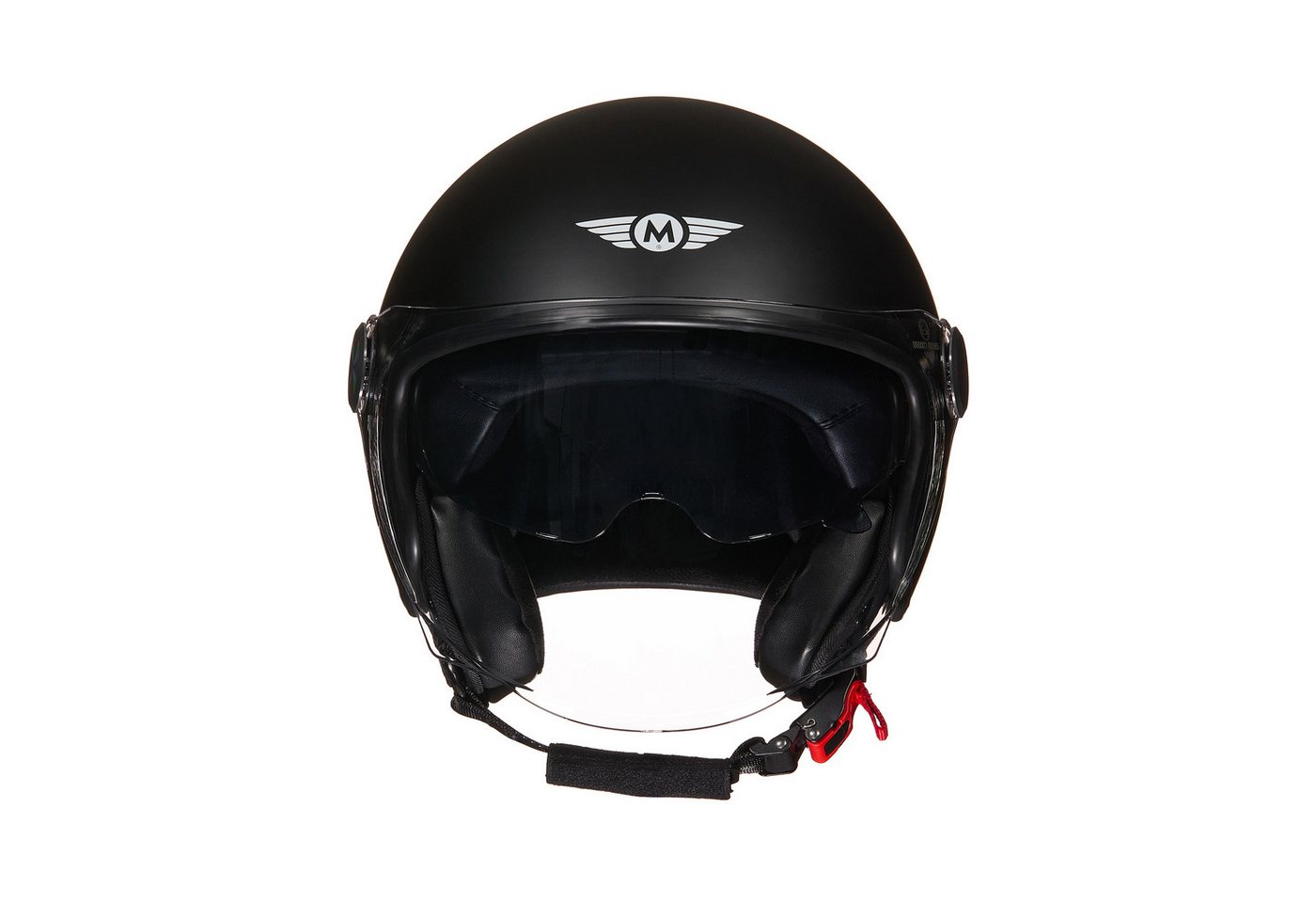 MOTO HELMETS Motorradhelm Integralhelm Motorrad Full Helm AV-63, Für Motorrad und Roller, Schnellverschluss, Sonnenvisier, nur 1050g Bild 2