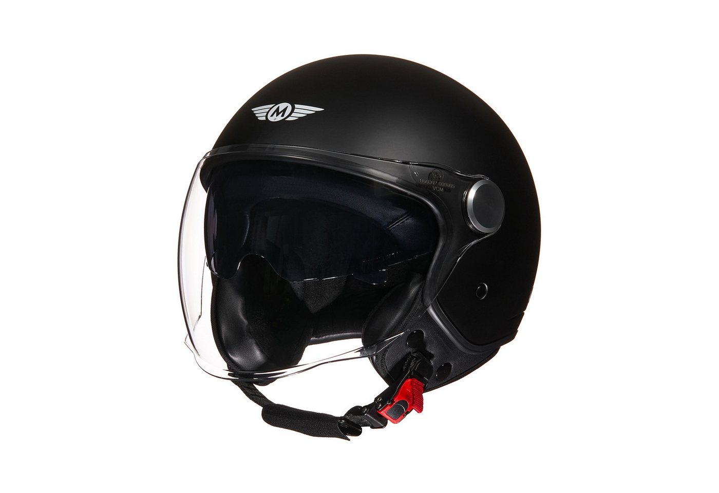 MOTO HELMETS Motorradhelm Integralhelm Motorrad Full Helm AV-63, Für Motorrad und Roller, Schnellverschluss, Sonnenvisier, nur 1050g Bild 4