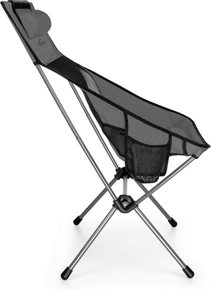 normani Campingstuhl Campingstuhl Nemaska, Ultraleichter XXL Outdoorstuhl Klappstuhl - Belastbarkeit: 150 kg Bild 3