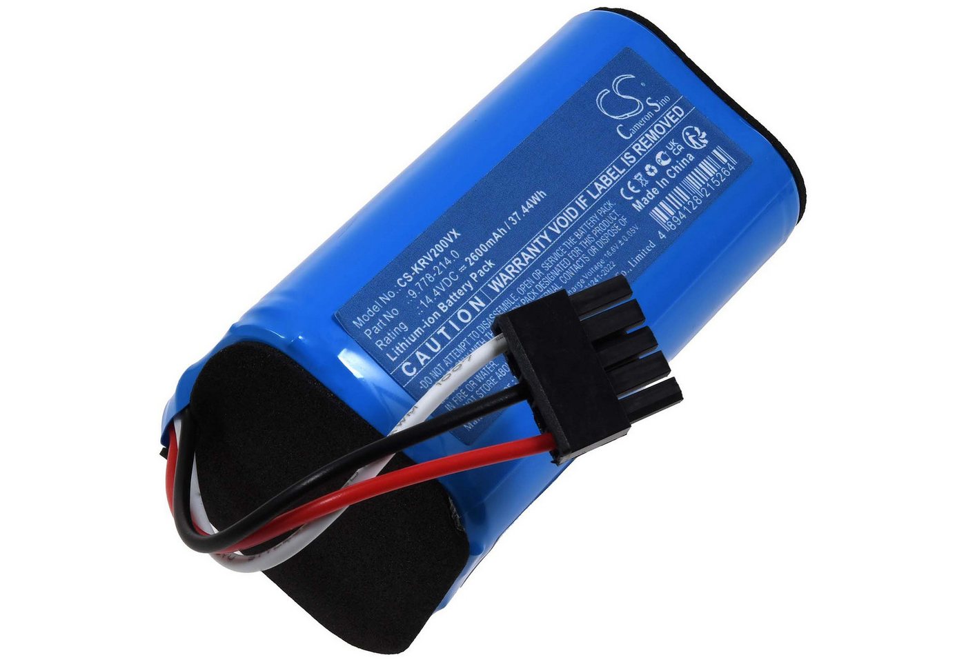 Powery Akku für Kärcher RCV 2 RCV 3 Staubsauger-Akku 2600 mAh (14.4 V) Bild 2