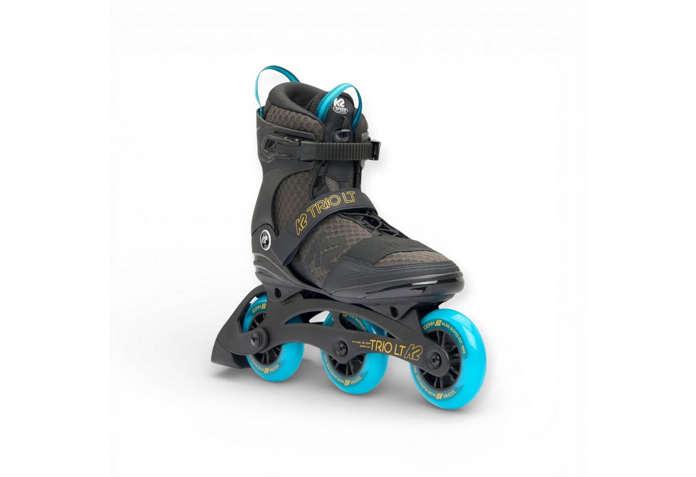 K2 Inlineskates Trio LT 100 (Rollen: 100mm/83A, Kugellager: ILQ 7) schwarz/blau Bild 2