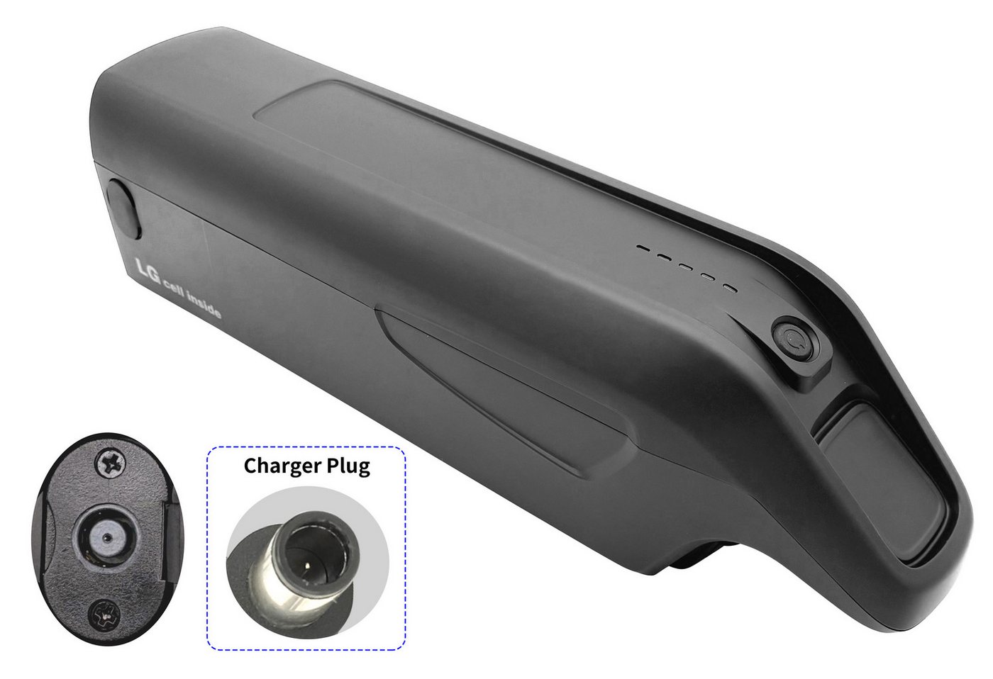 PowerSmart ZZ1311004 E-Bike Akku für Prophete Entdecker Trekking 20.EMT.10 Li-ion 12800 mAh (36 V) Bild 4