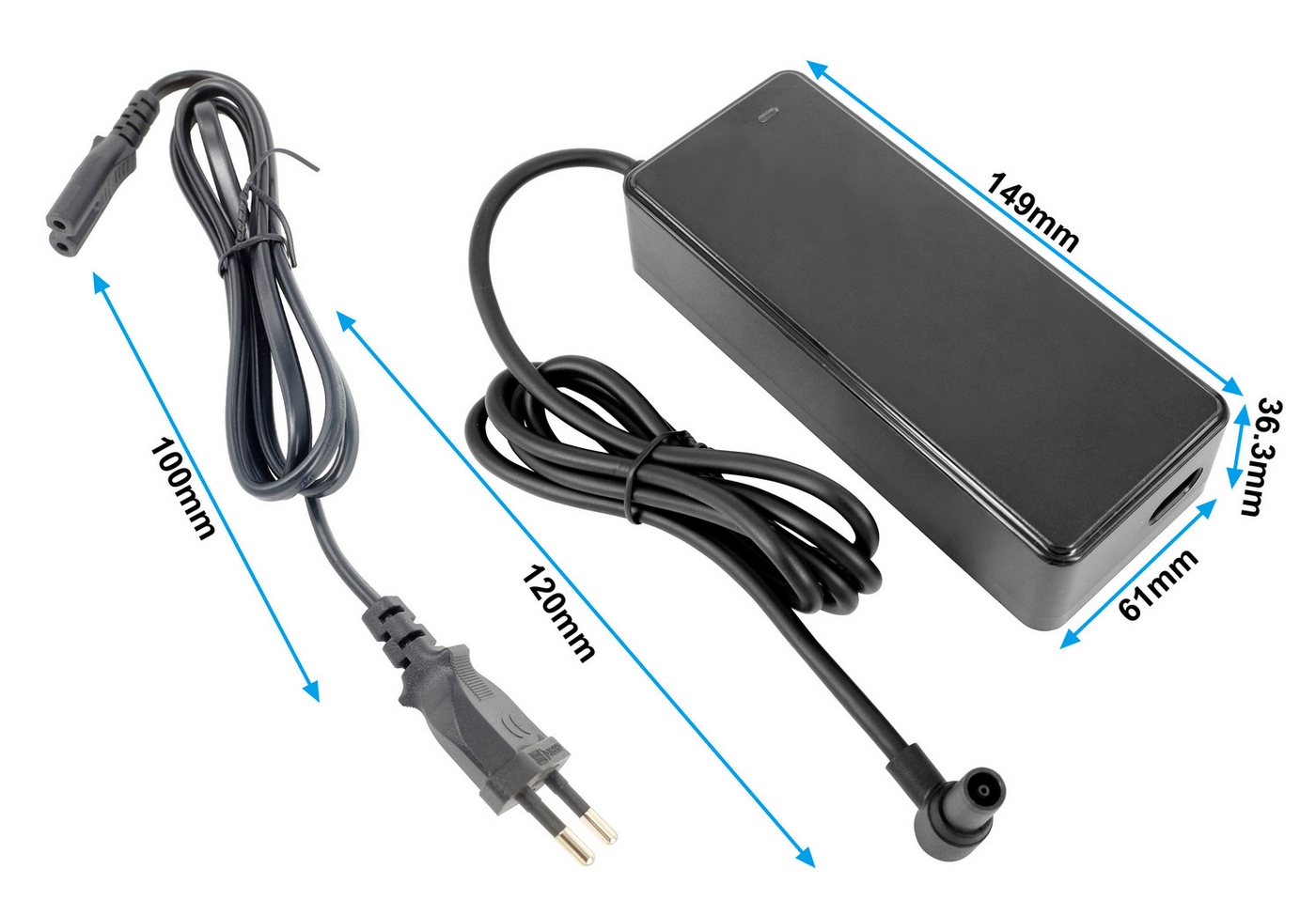 PowerSmart Batterie-Ladegerät (53,6V 2A für NAVEE GT5 Pro, GT5 Max, G5, G5 Pro, G5 Max)