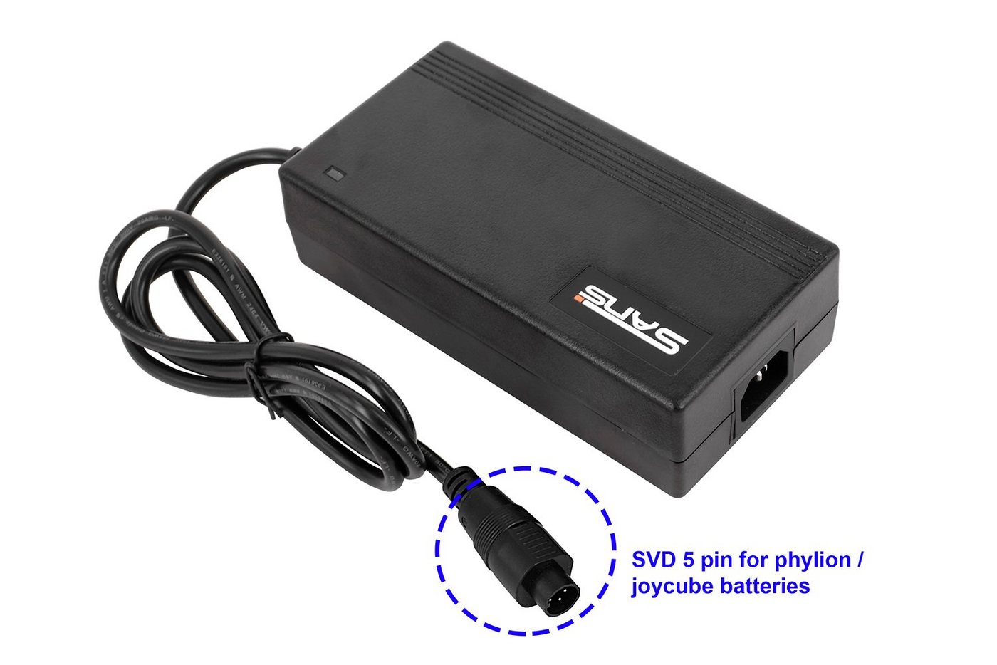 PowerSmart CAA111320E.502 Batterie-Ladegerät (für FISCHER E-Bike 48 V, 2 A passend zum Beispiel ETH 1606, EM 1608 uvm) Bild 3