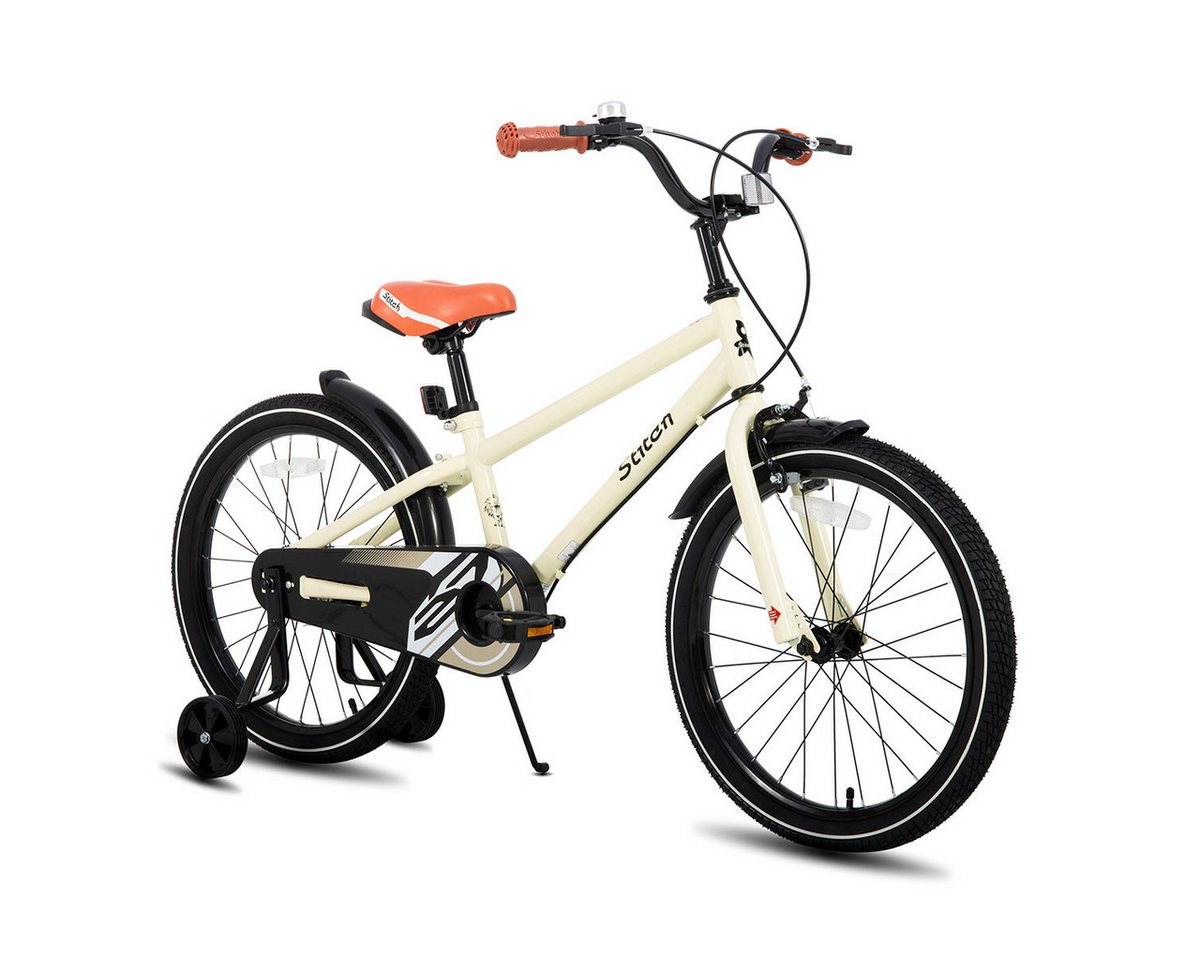 JOYSTAR Kinderfahrrad Totem 12/14/16/18/20 Zoll Kinderfahrrad für 3-13 jährige Jungen, mit Stützräder, Kotflügel, Front and rear dual brakes, Reflektorplatte Bild 2