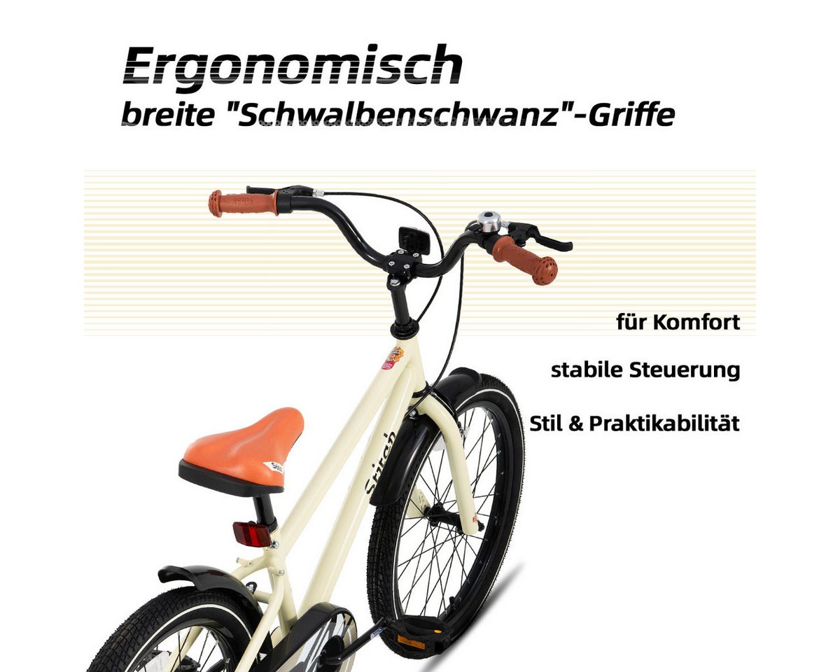 JOYSTAR Kinderfahrrad Totem 12/14/16/18/20 Zoll Kinderfahrrad für 3-13 jährige Jungen, mit Stützräder, Kotflügel, Front and rear dual brakes, Reflektorplatte Bild 3