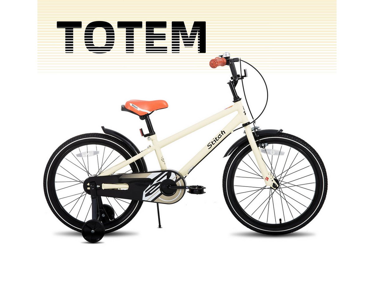 JOYSTAR Kinderfahrrad Totem 12/14/16/18/20 Zoll Kinderfahrrad für 3-13 jährige Jungen, mit Stützräder, Kotflügel, Front and rear dual brakes, Reflektorplatte Bild 4