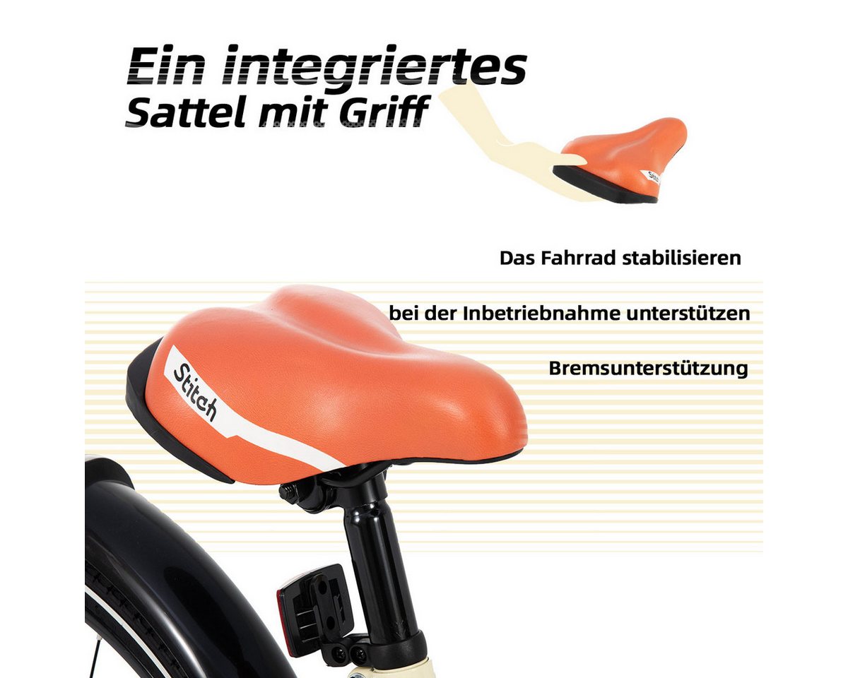 JOYSTAR Kinderfahrrad Totem 12/14/16/18/20 Zoll Kinderfahrrad für 3-13 jährige Jungen, mit Stützräder, Kotflügel, Front and rear dual brakes, Reflektorplatte Bild 5