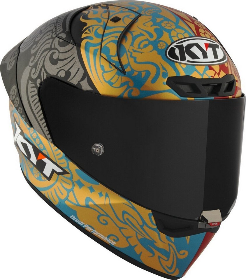 KYT Motorradhelm KX-1 Race GP Bastianini IDN Replica 2023 Helm, Atmungsaktiv Bild 4