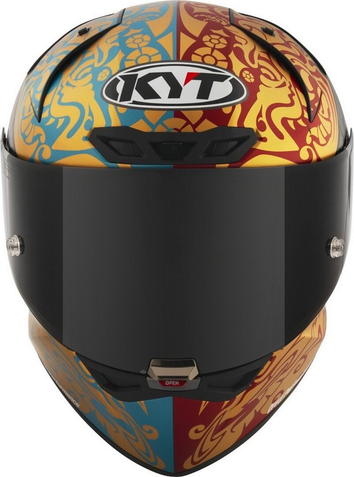 KYT Motorradhelm KX-1 Race GP Bastianini IDN Replica 2023 Helm, Atmungsaktiv Bild 5