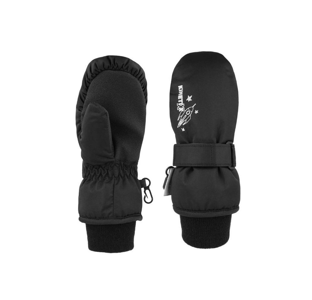 Kinetixx Skihandschuhe Warme Winterhandschuhe Carlo Mini für Kids, KinetiXx (in schwarz, blau, Weltall-Muster) Grip, Atmungsaktiv, Kälteschutz, Winddicht, Wasserdicht