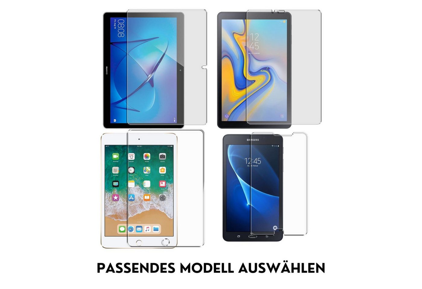 CoolGadget Schutzfolie Premium Tablet Panzer Schutzfolie für Huawei MatePad SE, (Display Reinigungs Set), Ultimativer Display Schutz Kristallklare Sicht Bild 3