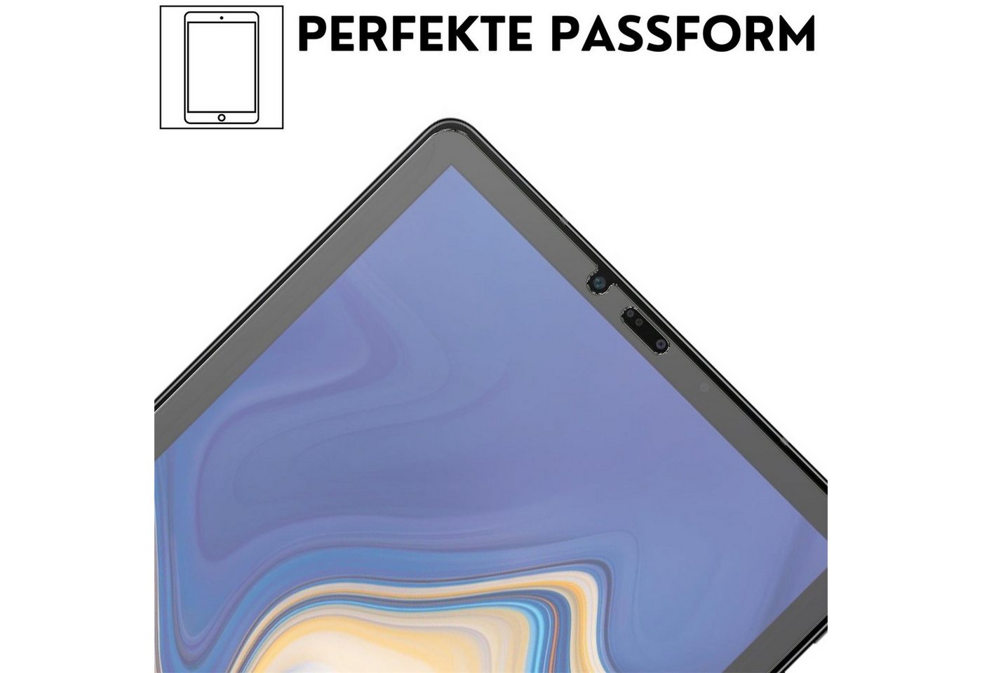 CoolGadget Schutzfolie Premium Tablet Panzer Schutzfolie für Huawei MatePad SE, (Display Reinigungs Set), Ultimativer Display Schutz Kristallklare Sicht Bild 4