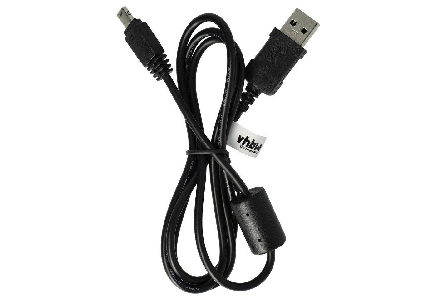 vhbw passend für Casio Exilim EX-Z11, EX-Z150, EX-Z20, EX-Z115, EX-Z2, USB-Kabel Bild 4