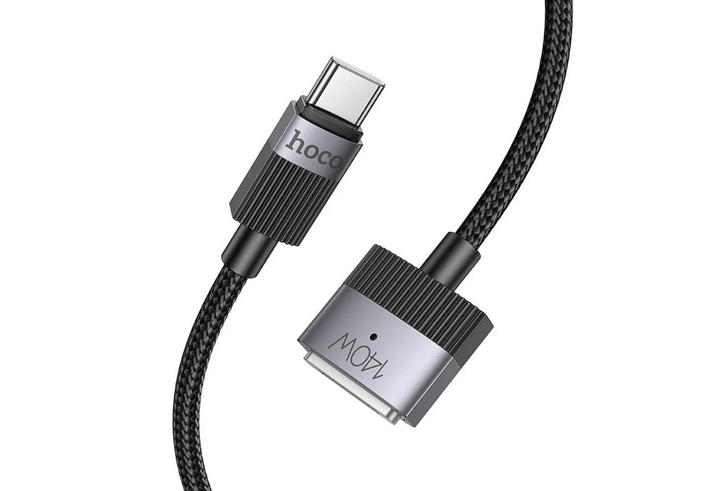hoco. U141 - Typ-C auf Magsafe 3 magnetisches Ladekabel, MagSafe 3, USB Typ C (180 cm), Ladekabel für Apple MacBook Pro & Air USB C 140W Schnellladekabel 1.8m