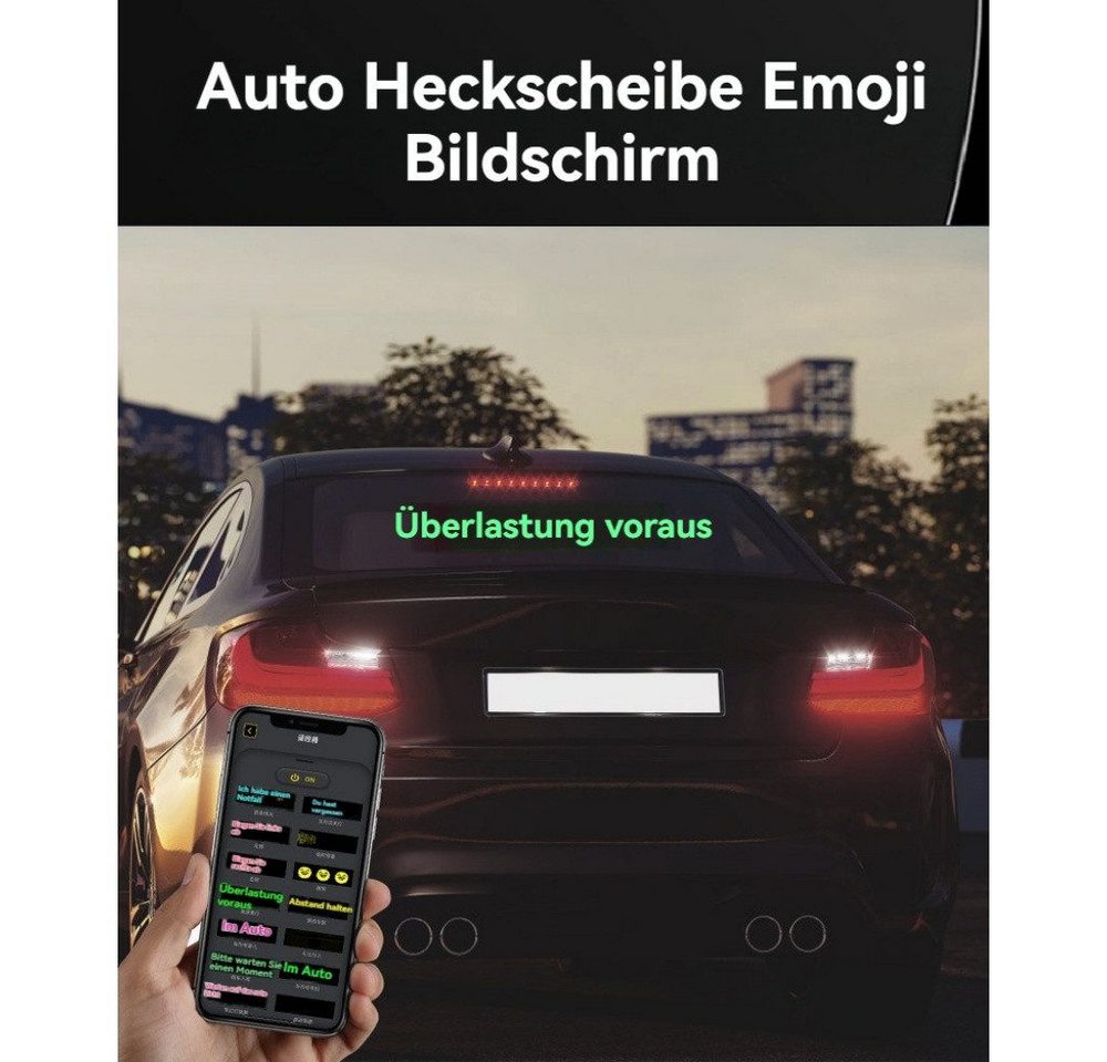 Ophy Handleuchte Programmierbare LED-Handleuchte (RGB, vollfarbig), Lichtleiste als Billboard & Werbeanzeige – DIY-Anzeigetafel Bild 2