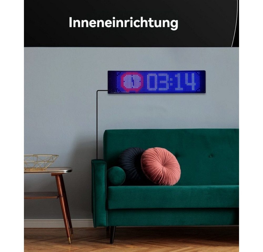 Ophy Handleuchte Programmierbare LED-Handleuchte (RGB, vollfarbig), Lichtleiste als Billboard & Werbeanzeige – DIY-Anzeigetafel Bild 3