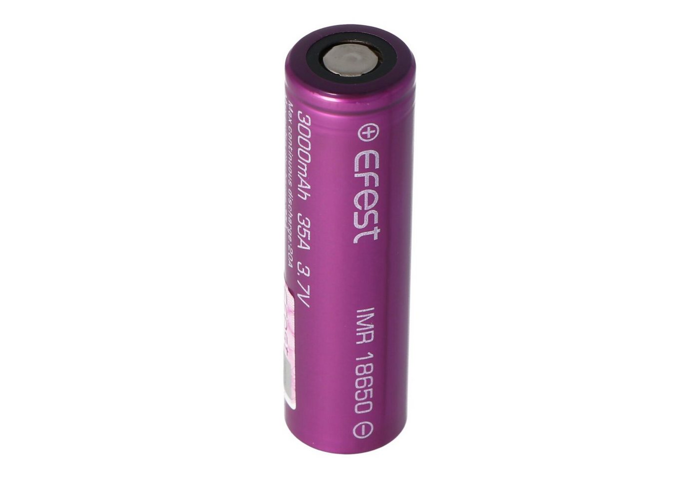 EFEST Efest Purple IMR 18650 3000mAh 3,6V - 3,7V min. 2900mAh typ. 3000mAh Akku 3000 mAh (3,7 V) Bild 5